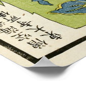1871 Chinese Qing-dynastie Vintage Kunst Poster (Hoek)