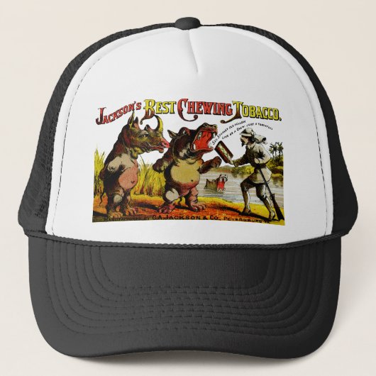 1871  kauwtabak trucker pet (Voorkant)