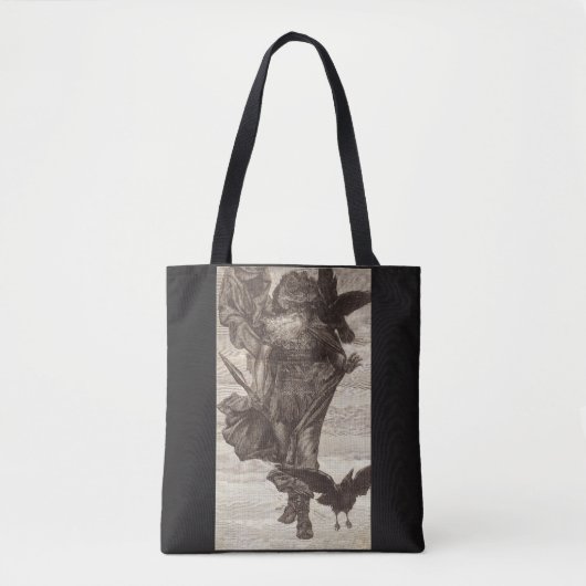 1871 Odin, Noordse God van Wisdom Tote Bag (Voorkant)