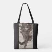1871 Odin, Noordse God van Wisdom Tote Bag (Achterkant)