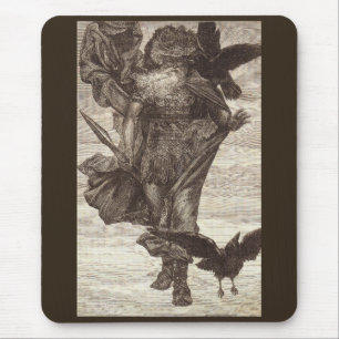 1871 Odin, Noorse God van Wijsheid Muismat