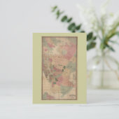 1872 Brooklyn Map - New York City, Queens Briefkaart (Staand voorkant)