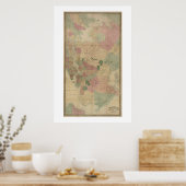  1872 Brooklyn Map - New York City, Queens Poster (Keuken)