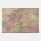  1872 Brooklyn Map - New York City, Queens Theedoek (Horizontaal)