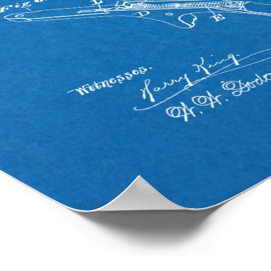 1873 Pistool Revolver Patent Art Drawing Print (Hoek)