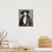 1873 ROCKWOOD WILD BILL HICKOK PORTRAIT POSTER (Keuken)