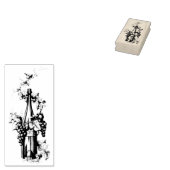 1873 wijnfles rubberstempel (Gestempeld)