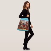 1874 De koningin van de leeuw Crossbody Tas (Op model)