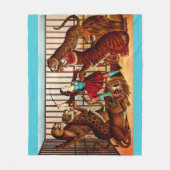 1874 De koningin van de leeuw Fleece Deken (Voorkant)