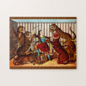 1874 De koningin van de leeuw Legpuzzel (Horizontaal)