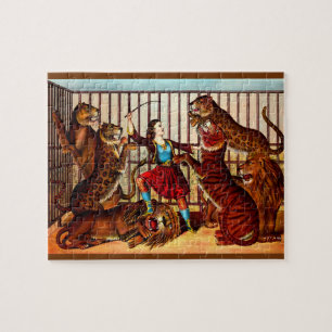 1874 De koningin van de leeuw Legpuzzel