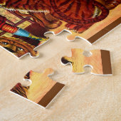 1874 De koningin van de leeuw Legpuzzel (Zijkant)