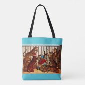 1874 De koningin van de leeuw Tote Bag (Achterkant)