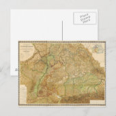 1875 Kaart Zuid-West-Duitsland (Voorkant / Achterkant)