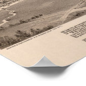 1875 Salt Lake City, UT Bird's Eye Panoramic Map Poster (Hoek)