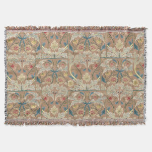 1875  William Morris Floral Embroidery Deken