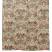 1875  William Morris Floral Embroidery Douchegordijn (Voorkant)