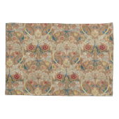 1875 William Morris Floral Embroidery Kussensloop (Achterkant-Links)