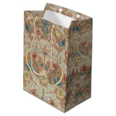 1875  William Morris Floral Embroidery Medium Cadeauzakje (Achterkant Gekanteld)