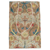 1875  William Morris Floral Embroidery Medium Cadeauzakje (Voorkant)
