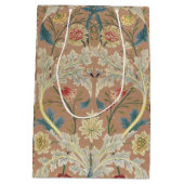 1875  William Morris Floral Embroidery Medium Cadeauzakje (Achterkant)