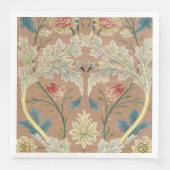 1875  William Morris Floral Embroidery Servet (Voorkant)