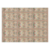 1875  William Morris Floral Embroidery Tafelkleed (Voorkant (Horizontaal))