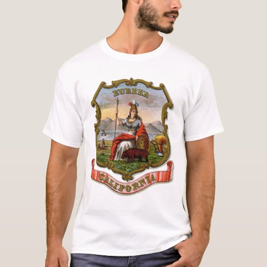 1876 Californisch wapen T-shirt (Voorkant)