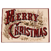 1876 Kerstmis Goud Groot Cadeauzakje (Voorkant)