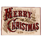 1876 Kerstmis Goud Groot Cadeauzakje (Achterkant)