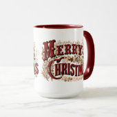 1876 Vrolijk Kerstgoud Mok (Voorkant rechts)