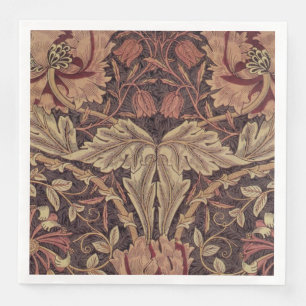 1876  William Morris Honeysuckle Servetten