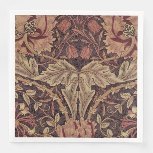1876  William Morris Honeysuckle Servetten (Voorkant)