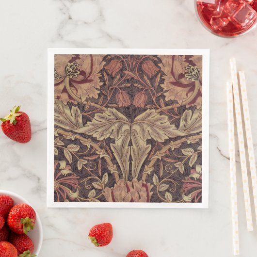 1876  William Morris Honeysuckle Servetten (Insitu)