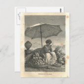 1877 Afdrukken Rio Janeiro, Aarde en zijn volken Briefkaart (Voorkant / Achterkant)