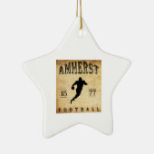 1877 Amherst Massachusetts Football Keramisch Ornament (Rechts)
