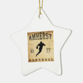 1877 Amherst Massachusetts Football Keramisch Ornament (Links)