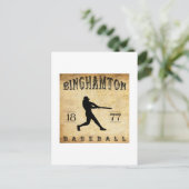 1877 Binghamton New York Baseball Briefkaart (Staand voorkant)
