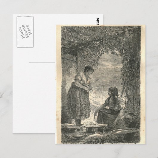 1877 Print Mexico, Earth and its Peoples Briefkaart (Voorkant / Achterkant)