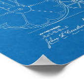 1878 High Wheeler Bicycle Design Patent Art Print (Hoek)