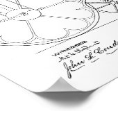 1878  High Wheeler Bicycle Patent Art Print (Hoek)