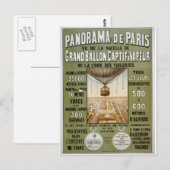 1878 Panorama de Paris Briefkaart (Voorkant / Achterkant)