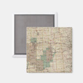 1878 Progress Map of The US Geographical Surveys Magneet (Voorkant / Achterkant)