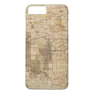 1878 Voortgangskaart van de Amerikaanse geografisc Case-Mate iPhone Case