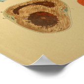 1879 anatomie Afdrukken Menselijk hart Intern Poster (Hoek)