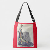 1879 ball gown mode print crossbody tas (Voorkant)