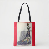 1879 ball gown mode print tote bag (Voorkant)