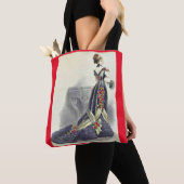 1879 ball gown mode print tote bag (Dichtbij)