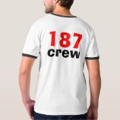 187 bemanningsleden speciale uitgave t-shirt-a v2d t-shirt (Achterkant)