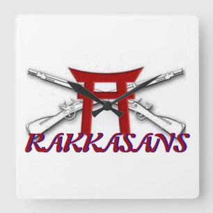 187e geslepen geweren Torri Rakkasans-klok Vierkante Klok